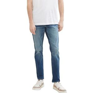 TOM TAILOR Regular Tapered Jeans voor heren, 10127 - Tinted Blue Denim, 33W x 36L