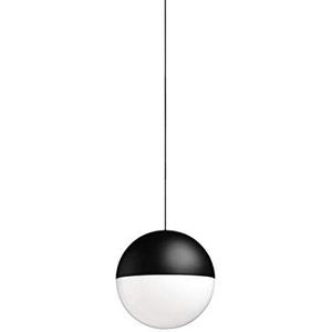 String Light F6490030 Hanglamp, kogelkop en kabel, 22 m, 21 W, 19 x 19 x 16 cm, zwart