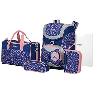 Samsonite Sammies Ergofit Schooltassenset, meerkleurig (Lady Butterfly), Eén maat, schooltassensets