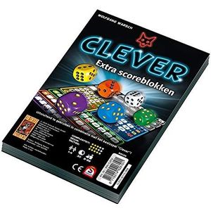 999 Games - Clever Scoreblok Dobbelspel - vanaf 8 jaar - Een van de beste spellen van 2018 - Wolfgang Warsch - voor 1 tot 4 spelers - 999-CLE02