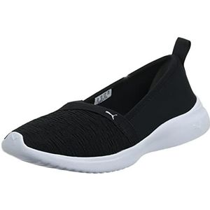 PUMA Adelina voor dames, Zwart/Zilver, 39 EU