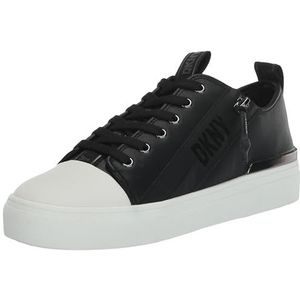 DKNY Chaney Lace-Up Sneakers voor dames, zwart, 37,5 EU, zwart, 37.5 EU