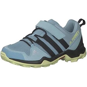 adidas Unisex Terrex Ax2r Cf K Trailschoen voor kinderen, Grijs Zwart Geel Tint., 30 EU
