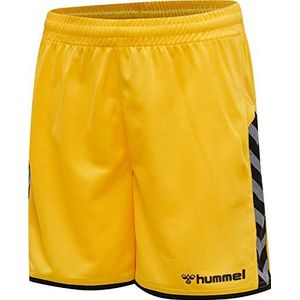 Hummel Jongens HMENTIC KIDS POLY SHORTS, Sports Yellow/Black, 152