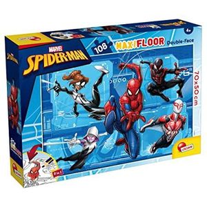Lisciani Games Marvel Puzzel DF Maxi Floor 108 Spiderman, 99764