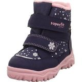 Superfit Baby Mädchen HUSKY1 warm gefütterte Gore-Tex Stiefel, BLAU/ROSA 8020