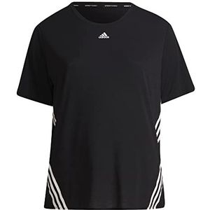 adidas Dames T-Shirt, zwart/wit, 3XL