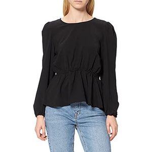 ONLY - Blouse 'Mette' - Zwart - Blouseshirt