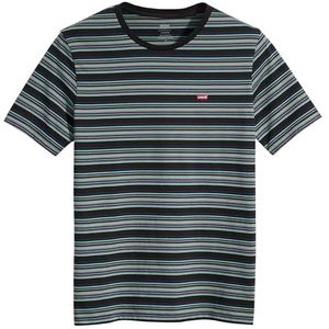 Levi's T-Shirt heren Ss Original Housemark Tee , Rings Stripe Meteorite , XS