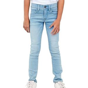 NAME IT Nkmsilas Dnmtax Pant Noos Jeans voor jongens, blauw (light blue denim), 128 cm