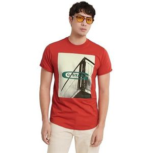 G-Star RAW HQ oldskool logo lash r t, roze (Finch D24683-c372-5789), XS