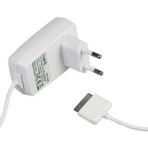 Logic3 AC-adapter voor iPhone/iPod, oplader (wit)