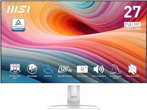 MSI - MP275W E2 - Monitor - 27 inch - Full HD - IPS