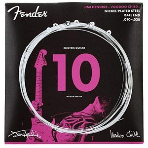 Fender® »JIMI HENDRIX™ VOODOO CHILD™ BALL END - ELECTRIC« snaren voor elektrische gitaar - nikkel geplateerd staal - 010/038