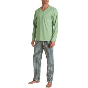 CALIDA Relax Imprint Pyjama Iris Green, 1 stuk, maat 58-60, Iris Groen, 58-60