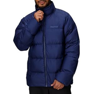 Marmot Heren Guides Down Jacket, Lichtgewicht donsjack, warme winterpuffy, waterafstotende gewatteerde jas, winddichte functionele jas, draagbare outdoorjas, Arctic Navy, M