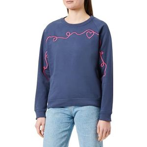 Sookie Dames sweatshirt 12602740-SO01, donkerblauw, L, donkerblauw, L