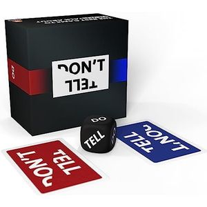 JR Games - Don't Tell - Ontdek elkaars wildste geheimen - Kaartspel - Vanaf 18 jaar - 3+ spelers - Engelse versie