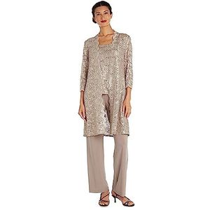 R&M Richards Formele avondjurk voor dames, champagne, 46 NL