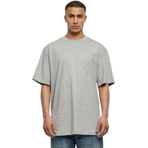 Urban Classics Basic katoenen T-shirt voor heren, ronde hals, verkrijgbaar in meer dan 20 kleuren, effen, maat S tot 6XL, grijs, M