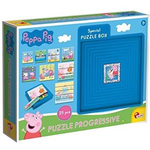 Lisciani – Progressieve puzzel 9 Peppa Pig, meerkleurig, 97838
