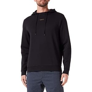 bugatti Heren 8950-35195 sweatshirt, zwart-290, Regular, Zwart-290, S