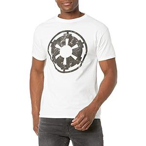 STAR WARS T-shirt voor heren, Wit, L