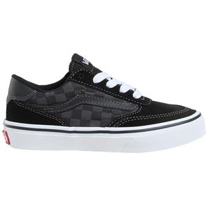 Vans - Brooklyn LS - Sneakers - Asfalt Zwart Schaakbord - Kinderen