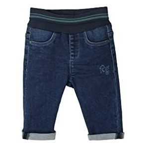s.Oliver Junior baby meisjes jeans met omslagband en hartpatroon, donkerblauw, 62