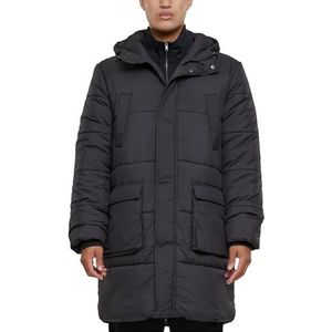 Urban Classics Heren jas Long Puffer Jacket zwart 4XL, zwart, 4XL