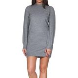 JDY - Korte Jurk - Gebreide Jurk - Hoge Hals - Lange Mouwen - Loose Fit