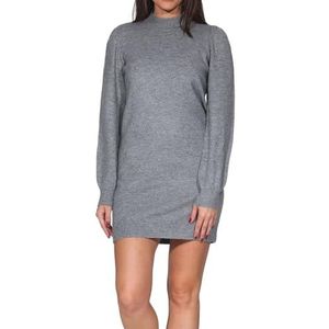 JDY - Korte Jurk - Gebreide Jurk - Hoge Hals - Lange Mouwen - Loose Fit