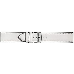 Morellato Unisex armband uit de collectie Sport Croquet van echt kalfsleer - A01X5123C03, Wit, 18mm, Armband