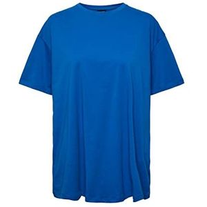PIECES Dames Pcrina Ss Oversized Tee Noos Bc T-shirt, prinses blue, M