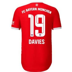 FC Bayern München Heren Alphonso Davies Kit Naamblok Nummer, Wit, One Size