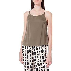 TOM TAILOR Dames Basic blousetop 1032272, 11848 - Jungle Soil Green, 42