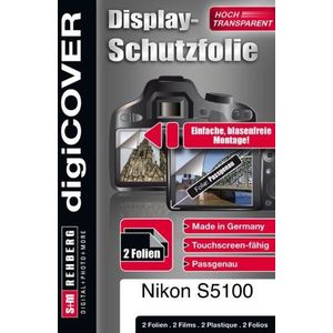 digiCOVER LCD-scherm beschermfolie voor Nikon Coolpix S5100