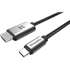 XtremeMac XMTYPECHDMI-1M 1 m Type-C USB-C naar HDMI-kabel - spacegrijs