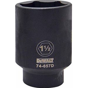 DEWALT 6 PT 1/2"" diepe aandrijving Impact Socket 1-1/2"" SAE