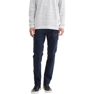 TOM TAILOR Cargobroek voor heren, regular fit, 10668 - Sky Captain Blue, XXL