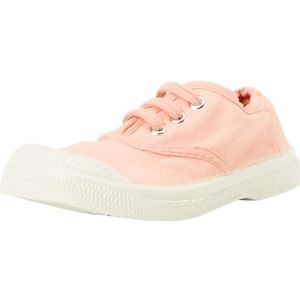 Bensimon Jongens Unisex Kinderen Tennis Veters Sneaker, Roze, 23 EU, roze, 23 EU