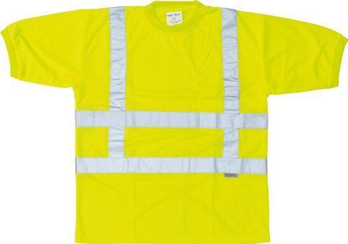 T-shirt coolmax in HI-VIS Yellow