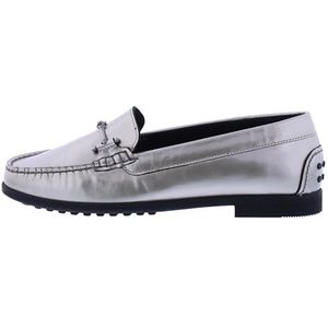 Mocassin instapper in beige suède van Sioux