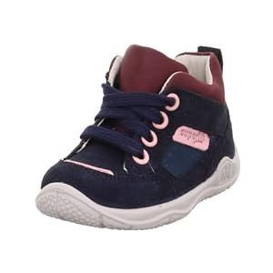 Superfit Baby Mädchen UNIVERSE Sneaker, BLAU/ROT 8040