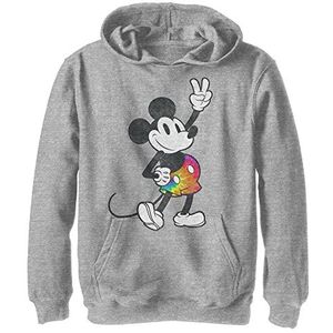 Disney Characters Tie Dye Mickey Stroked Jongens, Sportief Heather, L