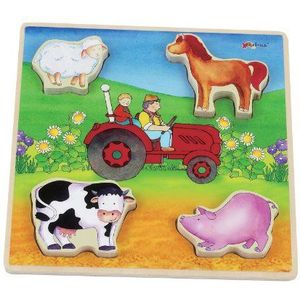 Chelona 521406 - Relief puzzel boerderij
