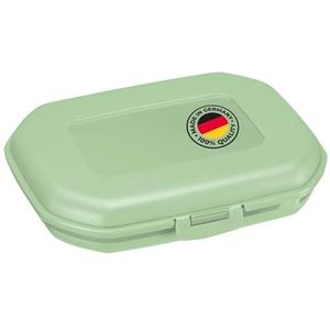 Westmark lunchbox/snackbox, met kliksluiting, hoogte: ca. 3,7 cm, kunststof, Mini, groen, 2351227M