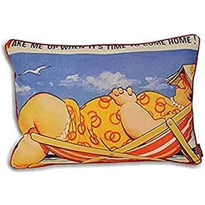 Paoletti Bamforth Wake Me Up kussensloop, multi, 35 x 50 cm