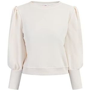 myMo Dames Sweatpullover 12427201, wolwit, M, wolwit, M