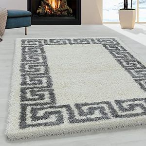 Shaggy langpolig tapijt met patroon hoogpolig tapijt woonkamer